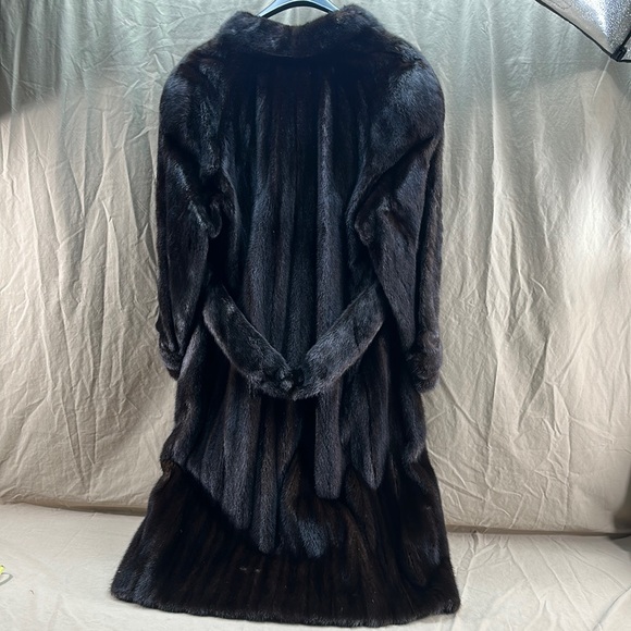 Jackets & Coats Vtg Female Ranch Full Length Mink Fur Coat Cleaned
